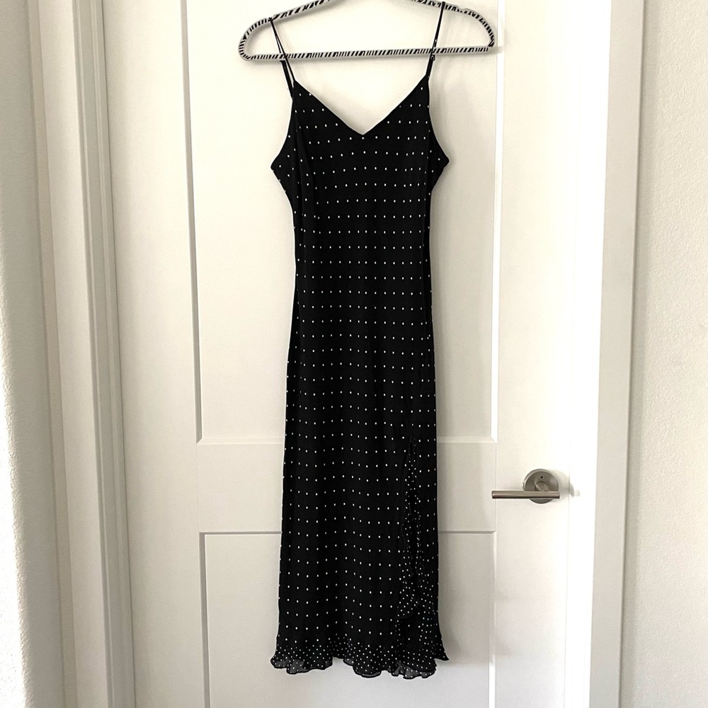 Vintage Polka Dot Slip Dress Size S